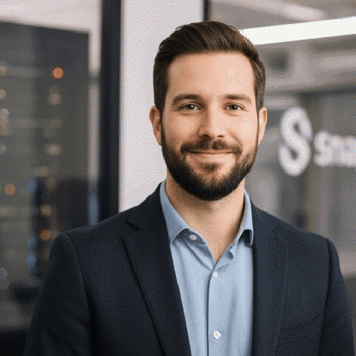 Photo of Alex Mercer, lead security analyst at Snaptroid